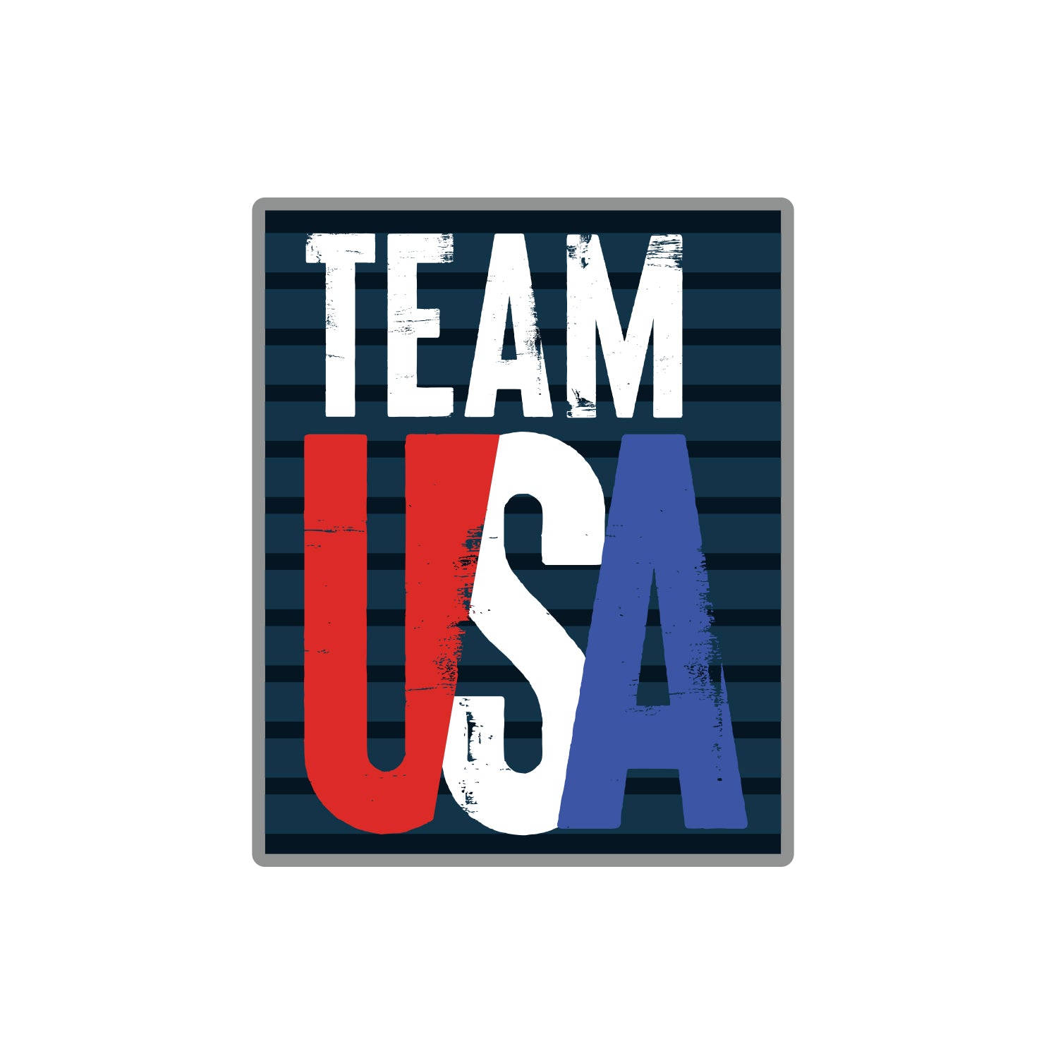 2024 Paris Olympics Team USA Retro Logo Stripes Lapel Pin