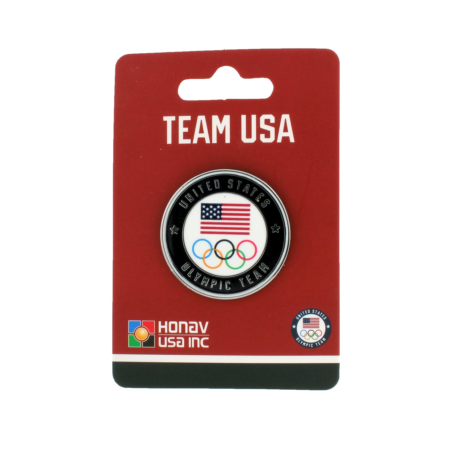 Team USA Olympics Coin Pin in Blue