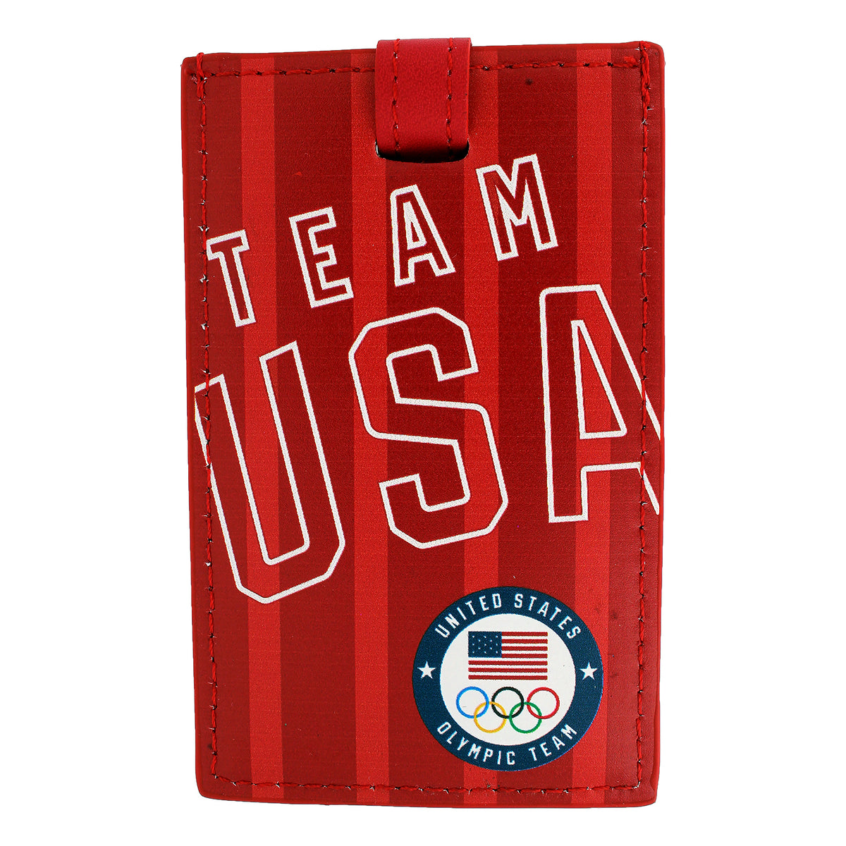 Navy Team USA Olympic Rings Bag Tag