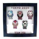 Load image into Gallery viewer, Tokyo Olympics Kawaii Pop Culture Pin Set
