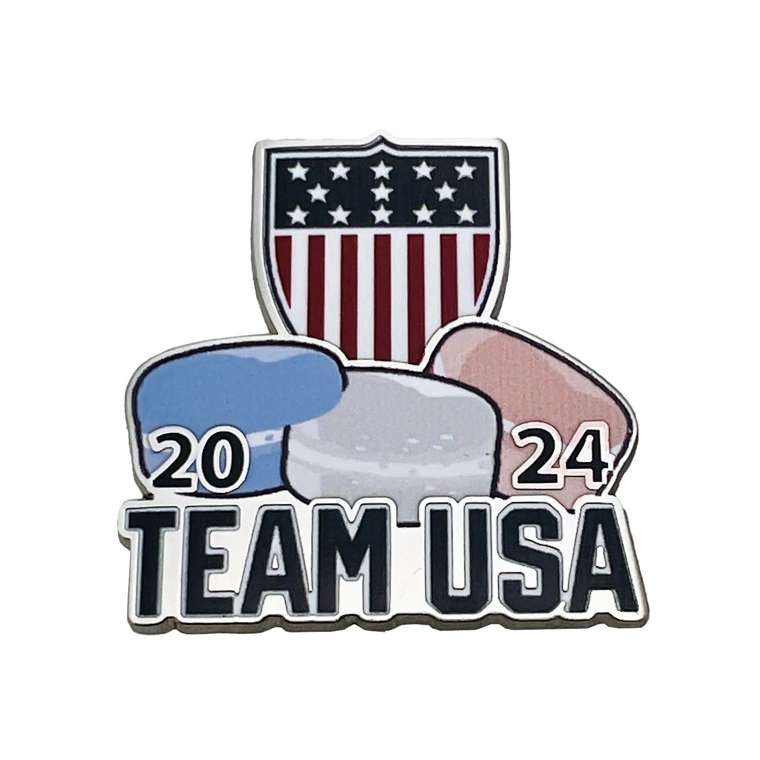 2024 Paris Olympics Team USA Macarons Lapel Pin