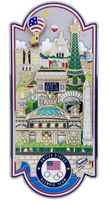 Fazzino 2024 Paris Olympic Games Collectors Pin