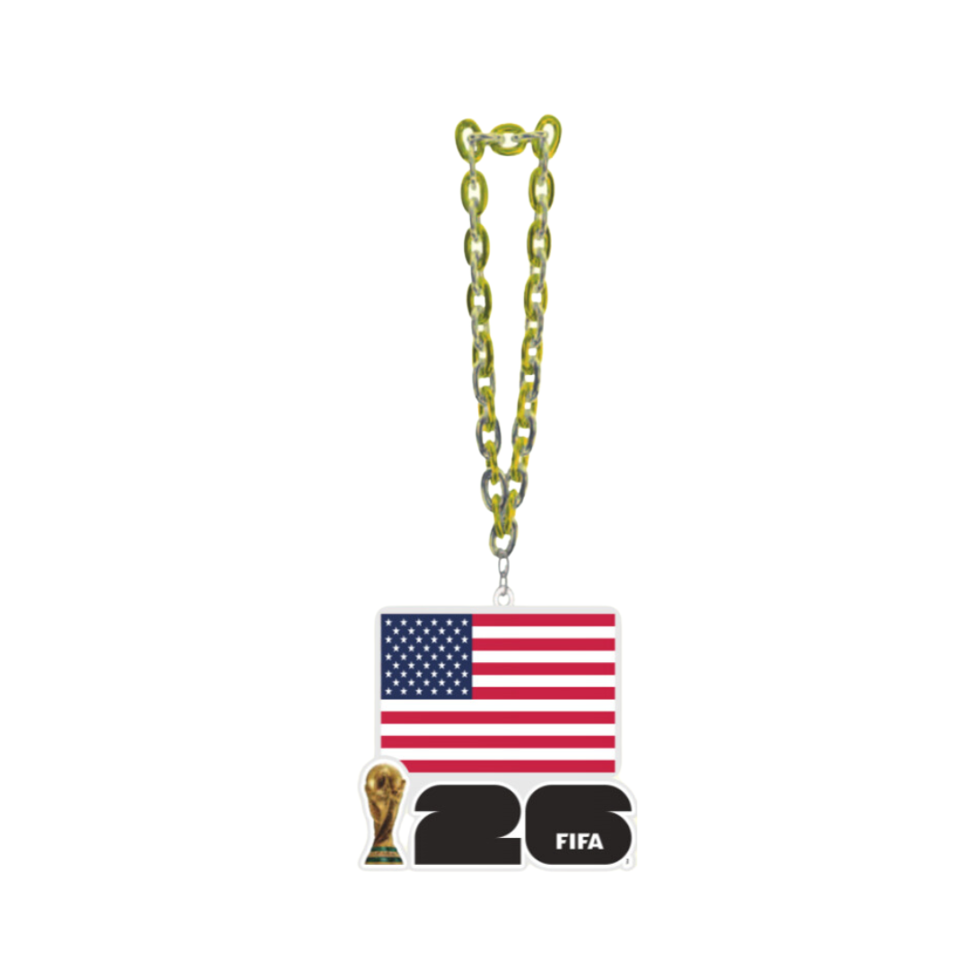 FIFA World Cup 2026 Logo Flag USA Fan Chain
