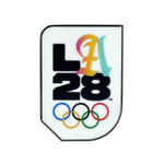 Load image into Gallery viewer, LA28 Logo &amp; LA Gradient Script A Lapel Pin
