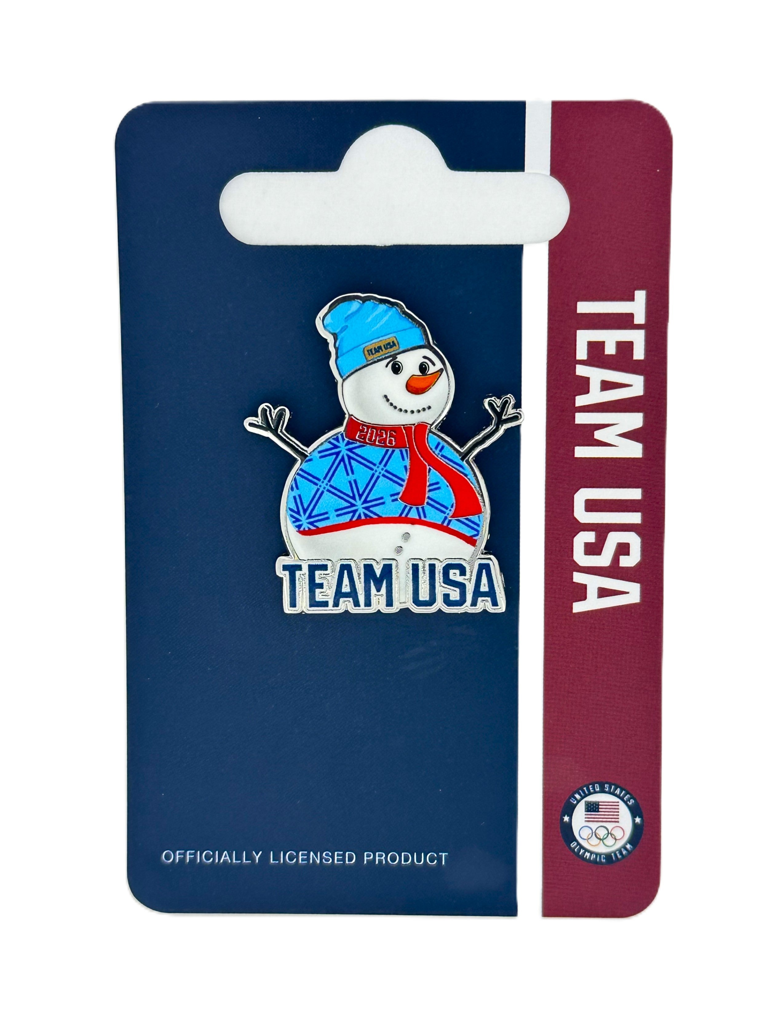 Team USA Snowman Pin
