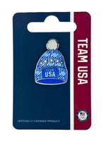 Load image into Gallery viewer, Team USA Knit Beanie Pin
