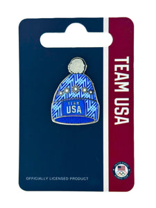 Team USA Knit Beanie Pin