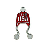Load image into Gallery viewer, Team USA Knit Ear Hat Pin
