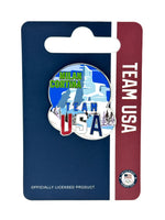 Load image into Gallery viewer, Team USA Milan Cortina Snow Mountains Pin
