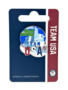Team USA Milan Cortina Snow Mountains Pin