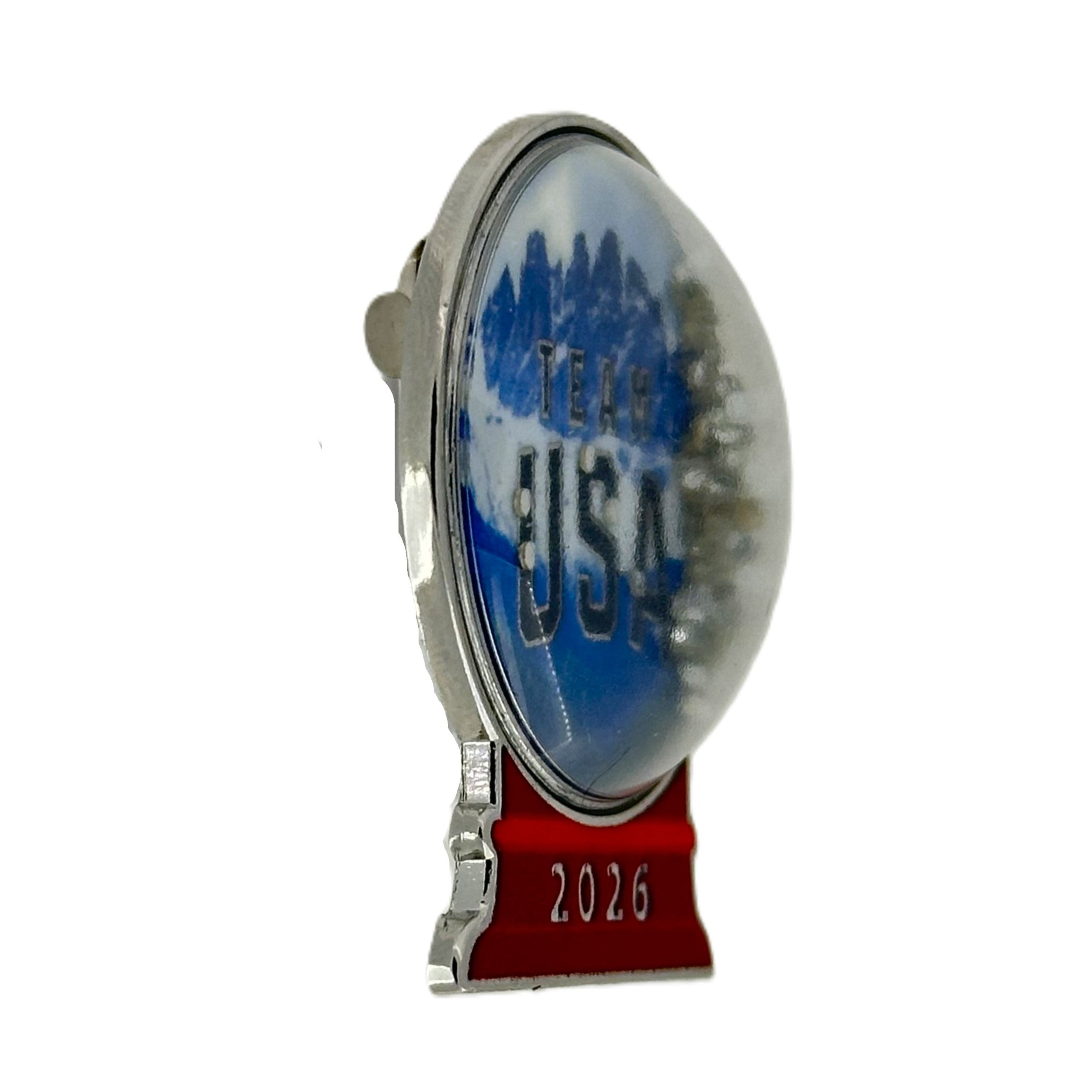 Team USA Milano Cortina 3D Snow Globe Pin