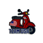 Load image into Gallery viewer, Team USA Scooter Pin
