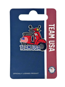 Team USA Scooter Pin