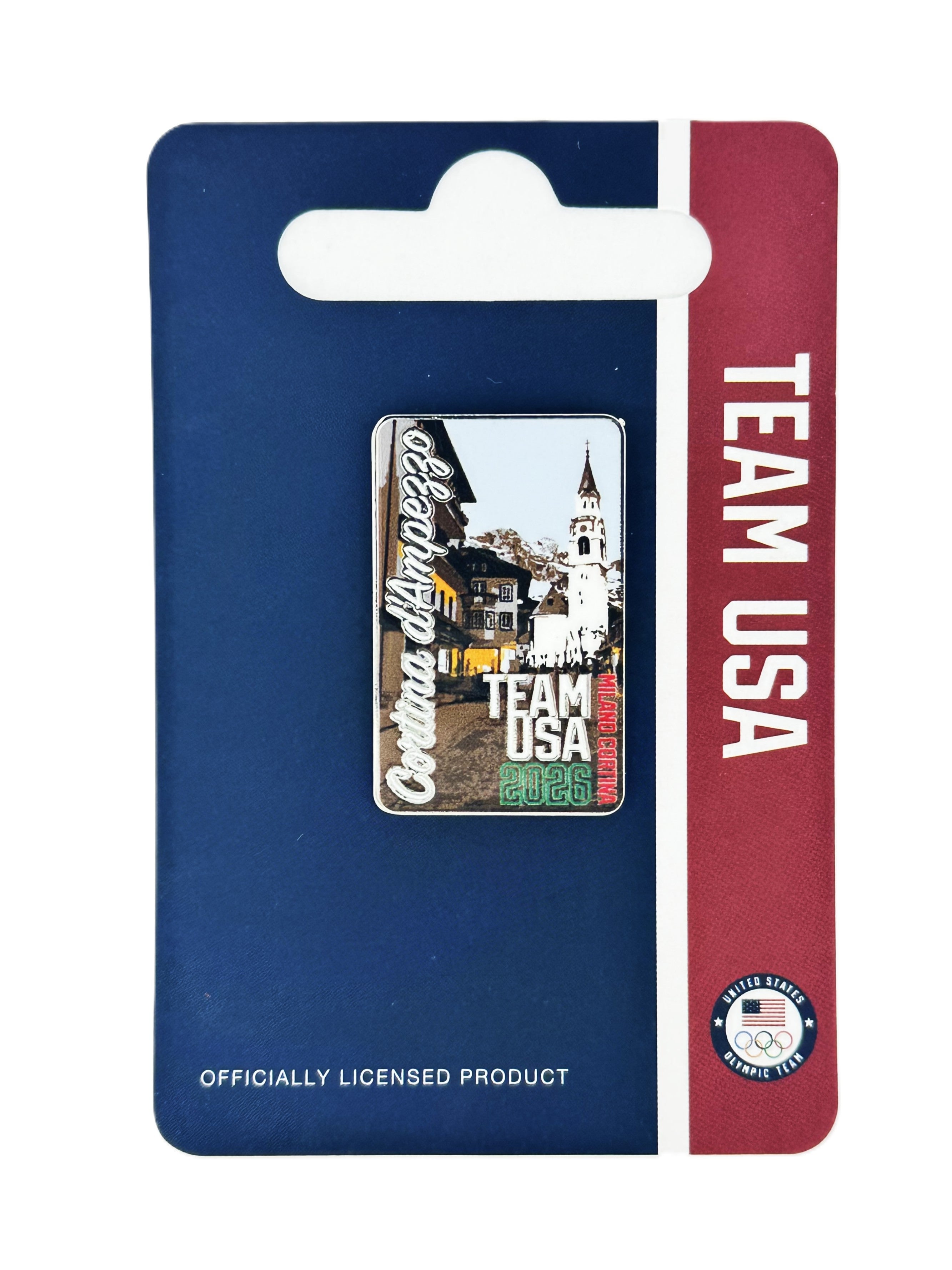 Team USA Village Cortina d'Ampezzo Pin