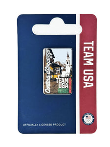 Team USA Village Cortina d'Ampezzo Pin