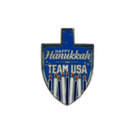 Load image into Gallery viewer, Team USA Happy Hannukah Pin
