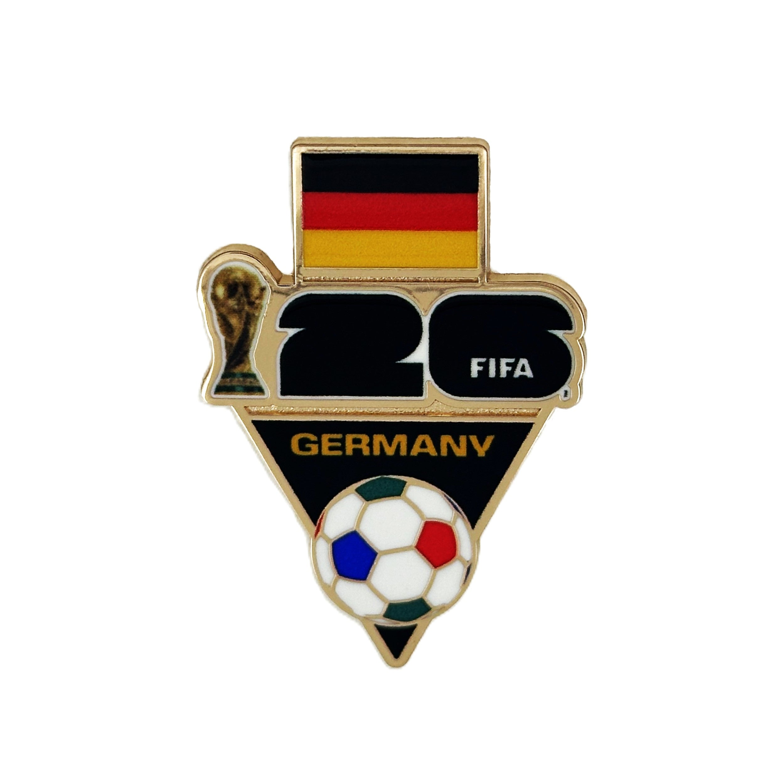 FIFA 2026 World Cup Germany Flag and Ball Pin