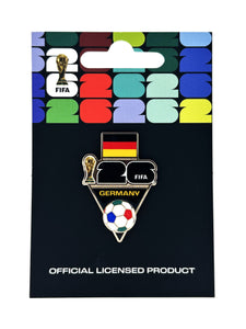 FIFA 2026 World Cup Germany Flag and Ball Pin