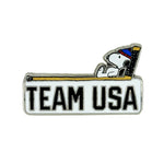 Load image into Gallery viewer, Peanuts x Team USA Snoopy Hockey Stick Pin
