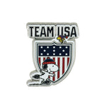Load image into Gallery viewer, Peanuts x Team USA Snoopy Shield Pin
