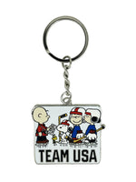 Load image into Gallery viewer, Peanuts x Team USA Gang Keychain

