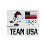 Load image into Gallery viewer, Peanuts x Team USA Snoopy Skating Flag Magnet
