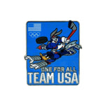Load image into Gallery viewer, Looney Tunes x Team USA Bugs and Daffy Pin
