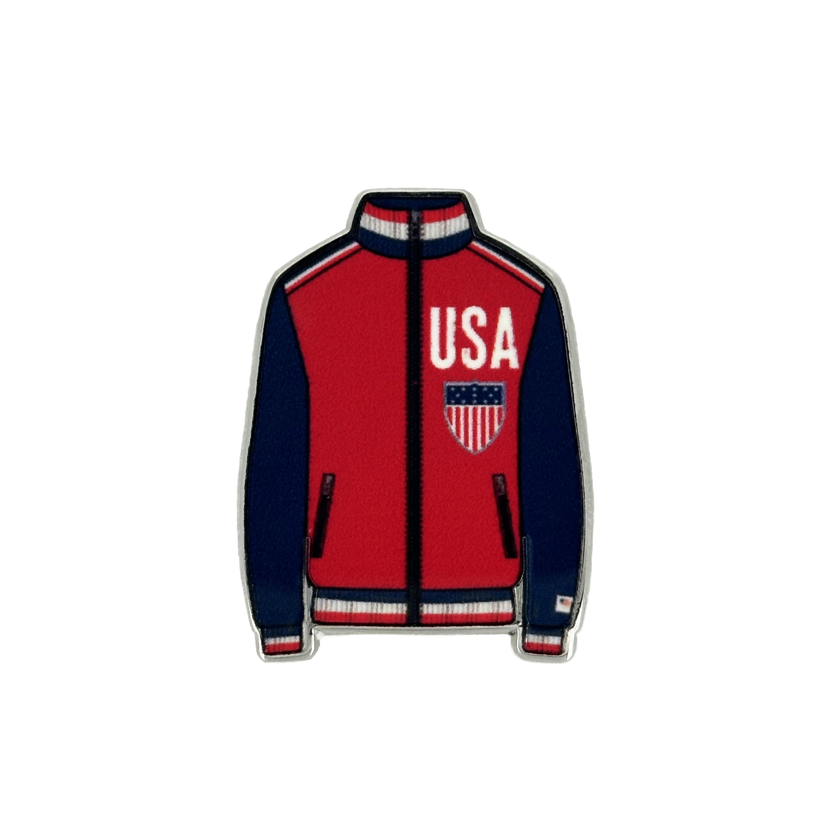 Team USA Letterman Jacket Lapel Pin