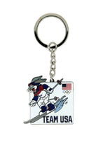 Load image into Gallery viewer, Looney Tunes x Team USA Bugs Keychain
