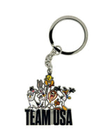 Load image into Gallery viewer, Looney Tunes x Team USA Gang Keychain
