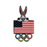 Load image into Gallery viewer, Looney Tunes x Team USA Bugs Bunny with Flag Magnet
