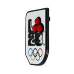 Load image into Gallery viewer, LA28 Transparent Logo with 3D Basketballs Pin
