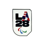 Load image into Gallery viewer, LA 2028 Para Logo &amp; Handover A Lapel Pin
