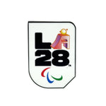 Load image into Gallery viewer, LA28 – Para Logo &amp; Determination A Lapel Pin
