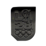 Load image into Gallery viewer, LA 2028 Olympic Logo Pin in ALL BLACK
