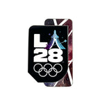 Load image into Gallery viewer, LA28 Logo &amp; Space Travel A with Art PVC Magnet
