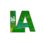 Load image into Gallery viewer, LA28 Look of the Games LA Sagebrush Pin

