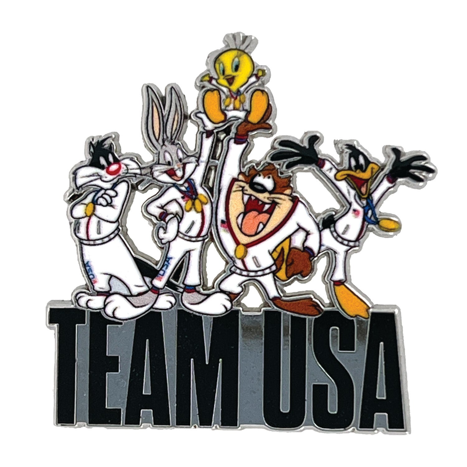 Looney Tunes TEAM USA Gang Lapel Pin