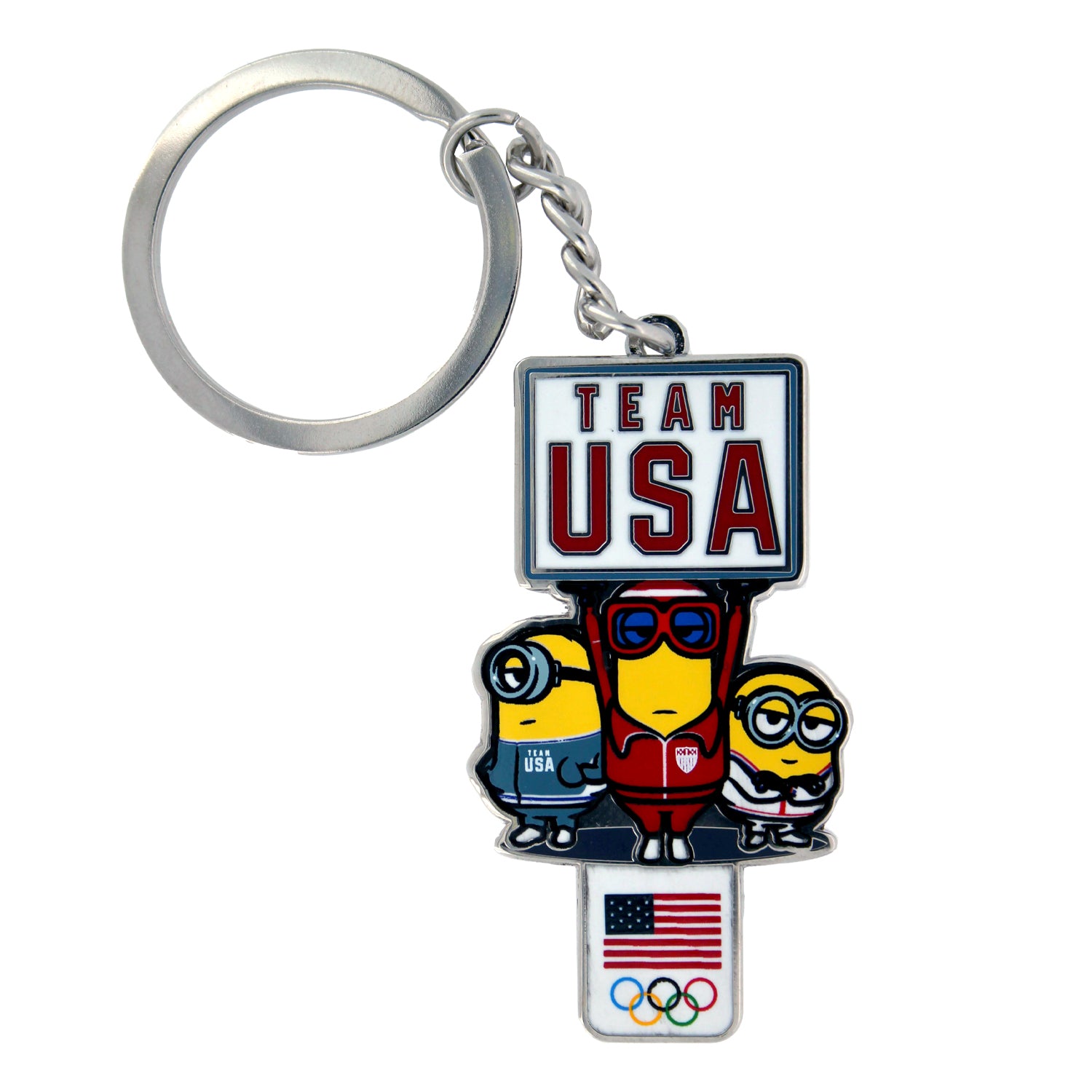 Minions x Team USA Keychain