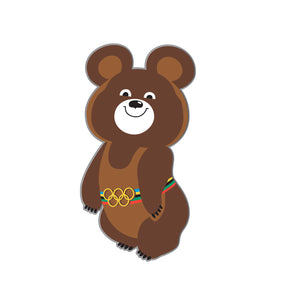 Misha Bear Mascot- Lapel Pin