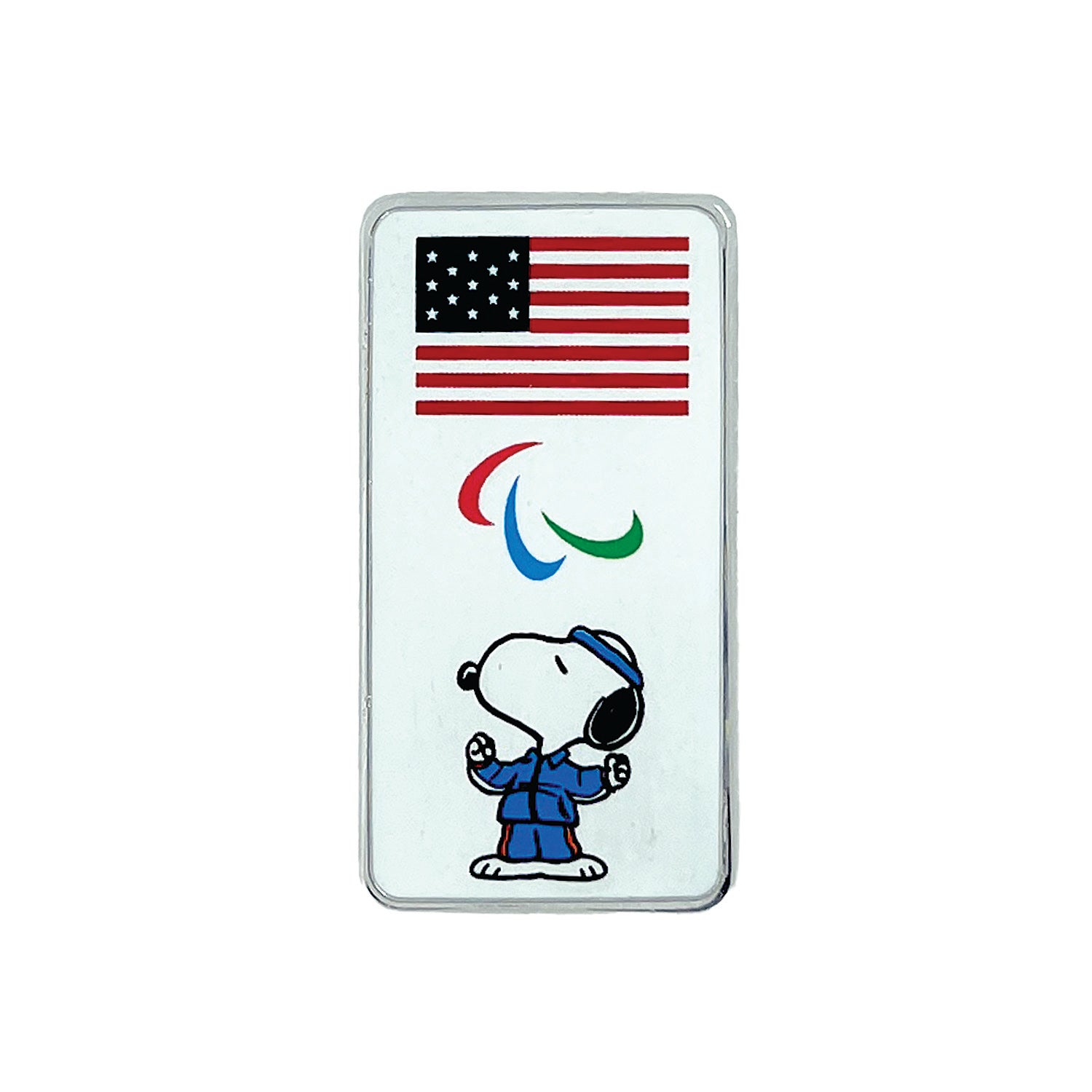 Peanuts x Team USA Paralympic Snoopy Lapel Pin
