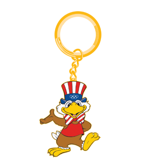 Team USA LA84 Sam the Eagle Keychain