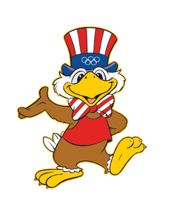 Team USA LA84 Sam the Eagle Magnet