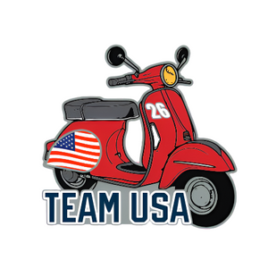 Team USA Scooter Pin