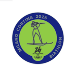 Load image into Gallery viewer, MC26 Olympic Pictogram - Biathlon Pin
