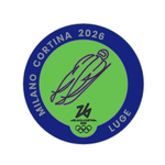Load image into Gallery viewer, MC26 Olympic Pictogram - Luge Pin
