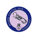 Load image into Gallery viewer, MC26 Olympic Pictogram - Bobsleigh Pin
