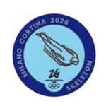 Load image into Gallery viewer, MC26 Olympic Pictogram - Skeleton Pin
