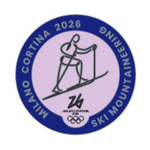 Load image into Gallery viewer, MC26 Olympic Pictogram - Ski Mountaineering Pin
