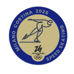 Load image into Gallery viewer, MC26 Olympic Pictogram - Speed Skating Pin
